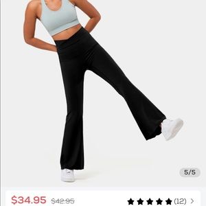 NWT HALARA Cloudful high waisted crossover flare leggings